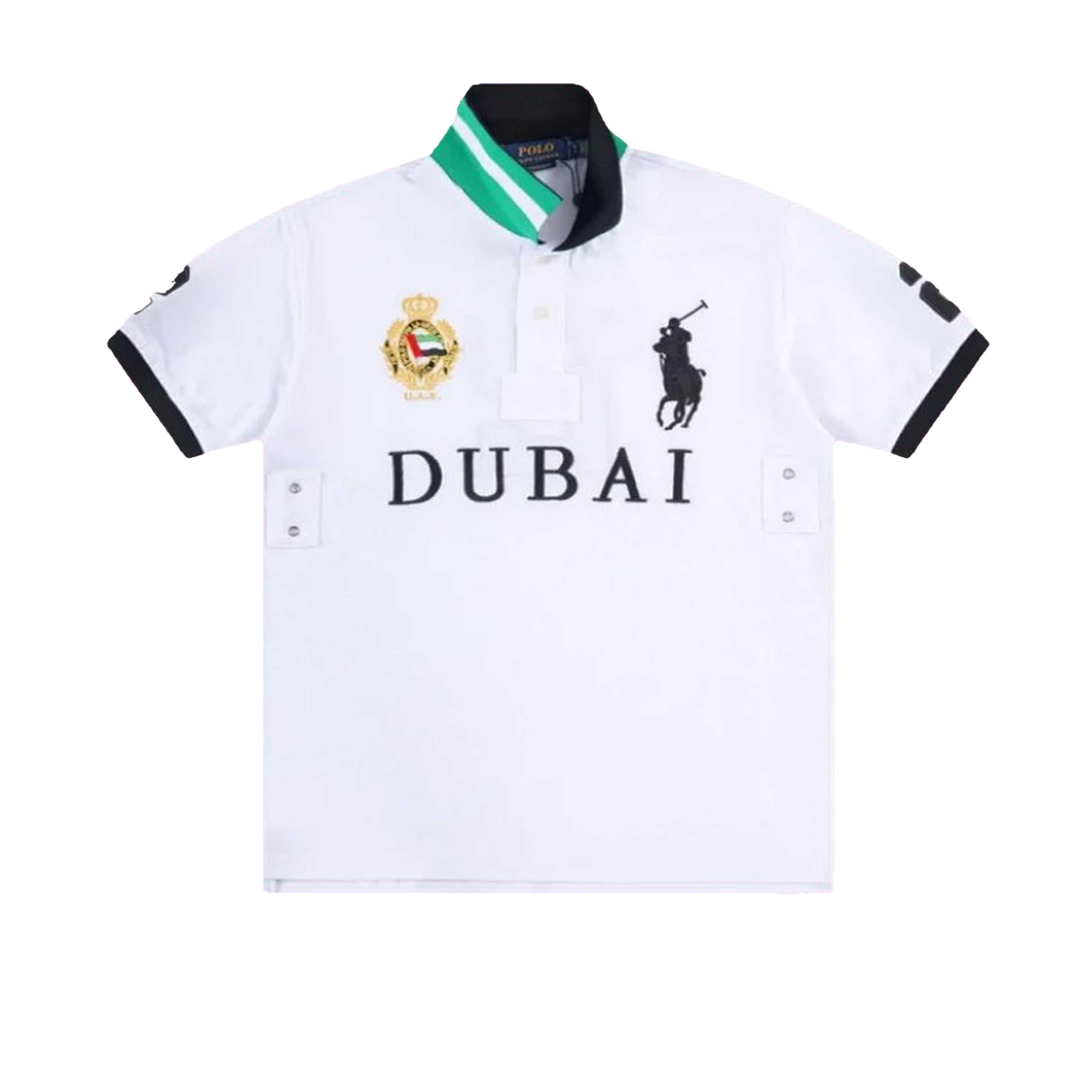 Polo Ralph Lauren Custom Fit Big Pony City Polo Dubai White